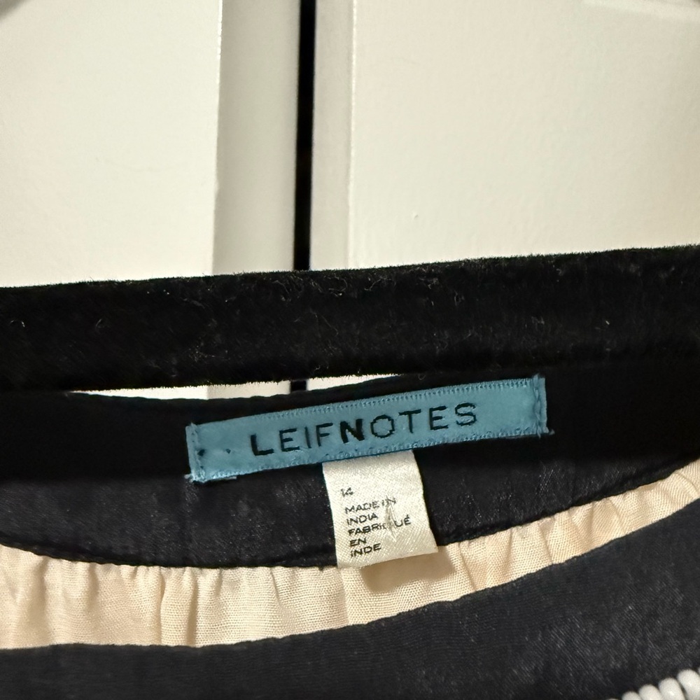 Anthropologie Beaded Patchwork Leifnotes Silk Shi… - image 6